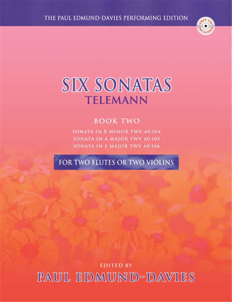 Telemann Six Sonatas for Two Flutes - Book Two